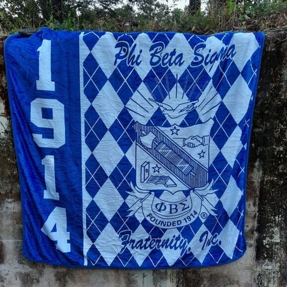 Phi Beta Sigma Fraternity Inc. Blanket / Throw - Picture 1 of 3